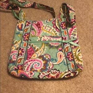 Vera Bradley green crossbody